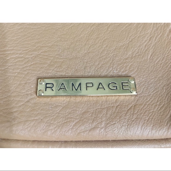RAMPAGE™ Tan Brown Hobo Satchel Bag Purse Tote - Picture 2 of 2